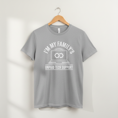 Funny Computer Engineer T-Shirt, Unisex Tee, Family Tech Support, Graphic Tee, Unpaid Tech Support Shirt