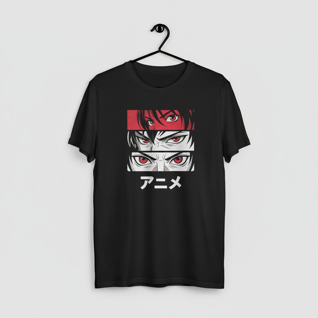 UK - Japanese Anime Manga Graphic T-Shirt, Unisex Tee Shirt for Anime Fans, Cool Japanese Characters Tee, Anime Lover Gift