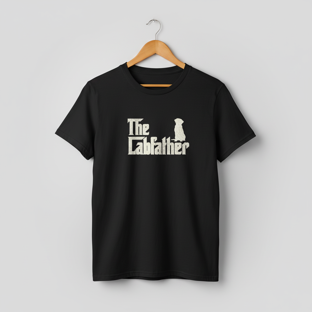 The Lab Father T-Shirt Funny Labrador Dad Gift