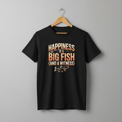 Fishing Gift T-Shirt, Fishing Lover Tee, Fisherman Shirt, Outdoor Adventure Top, Happy Fisherman Present