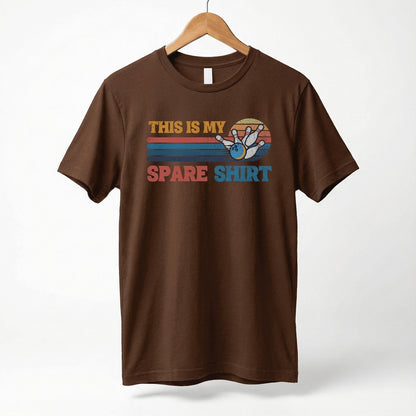 This Is My Spare Shirt Bowler Tee | Bowling Retro Logo