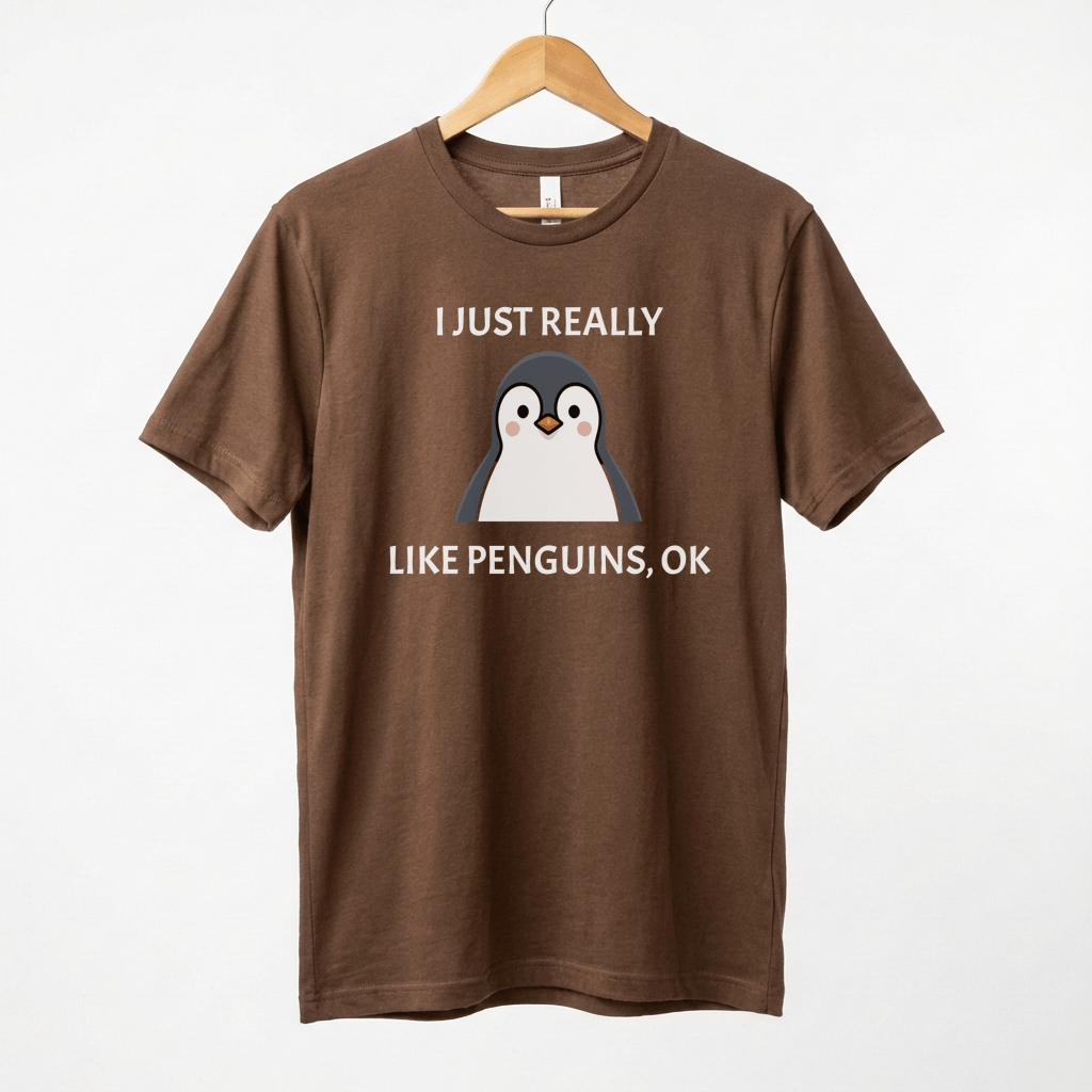 I Just Really Like Penguins Ok T-Shirt | Penguin Lover Tee