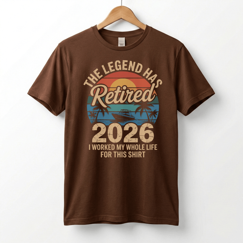 This Legend Has Retired 2026 T-Shirt | I Worked My Whole Life For This Tee