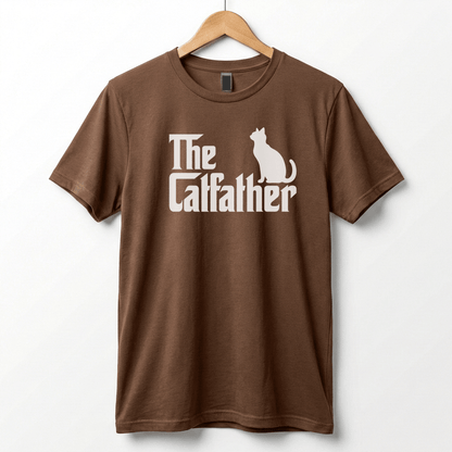 The Catfather T-Shirt | Cat Silhouette Graphic Tee