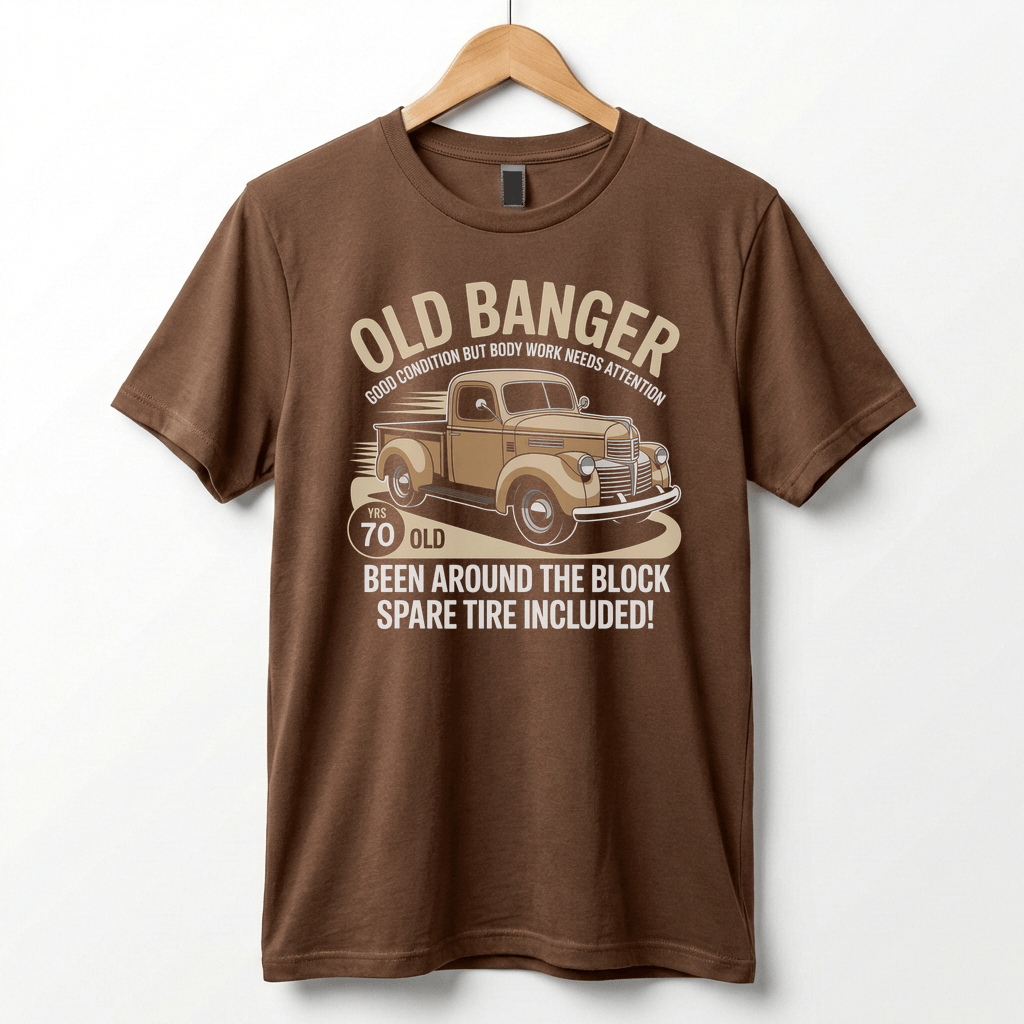 Old Banger Vintage Truck tee | 70 Been Around the Block T-Shirt