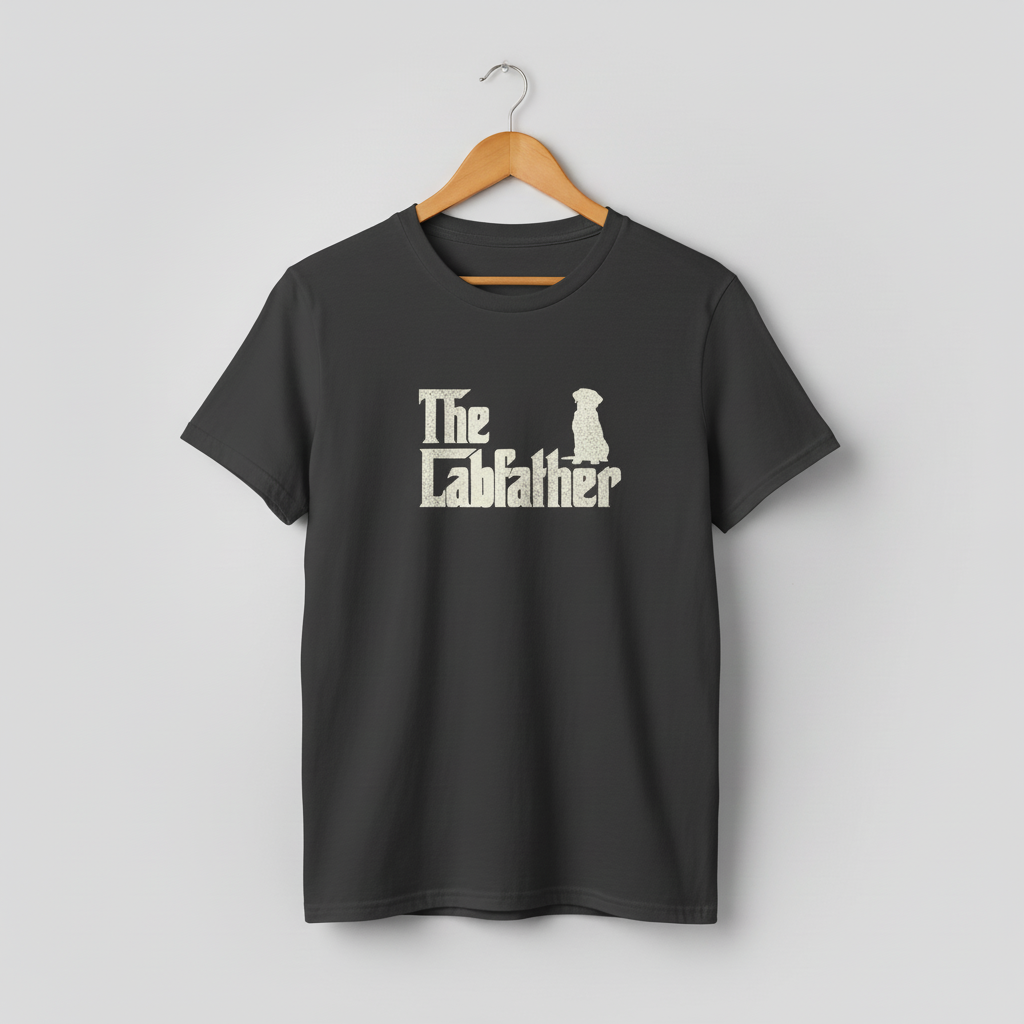 The Lab Father T-Shirt Funny Labrador Dad Gift