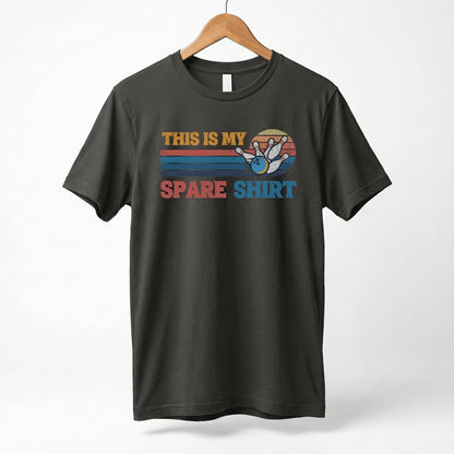 This Is My Spare Shirt Bowler Tee | Bowling Retro Logo