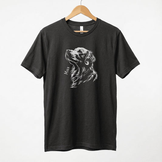 Personalised Golden Retriever Shirt, Gift for Golden Retriever Owner, Golden Retriever Tee, Unisex Softstyle T-Shirt