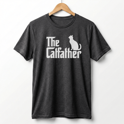 The Catfather T-Shirt | Cat Silhouette Graphic Tee