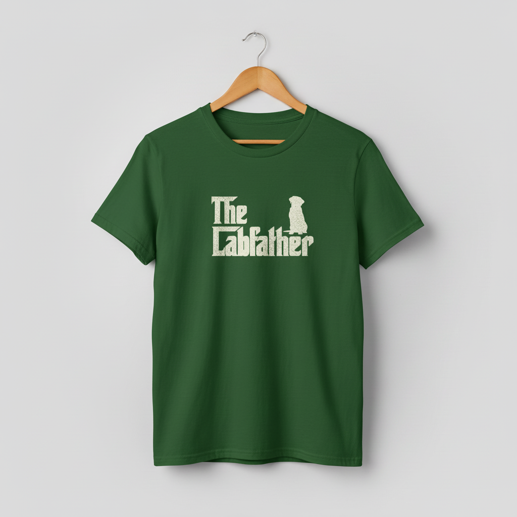 The Lab Father T-Shirt Funny Labrador Dad Gift
