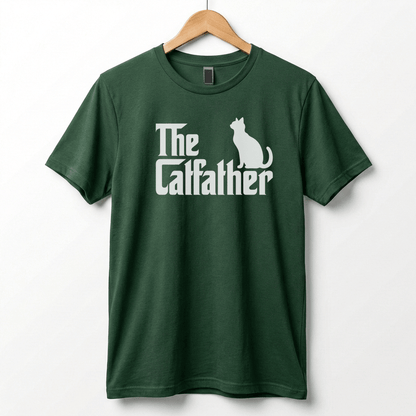The Catfather T-Shirt | Cat Silhouette Graphic Tee
