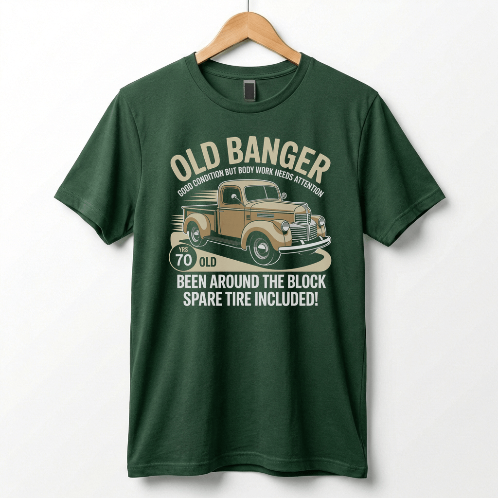 Old Banger Vintage Truck tee | 70 Been Around the Block T-Shirt