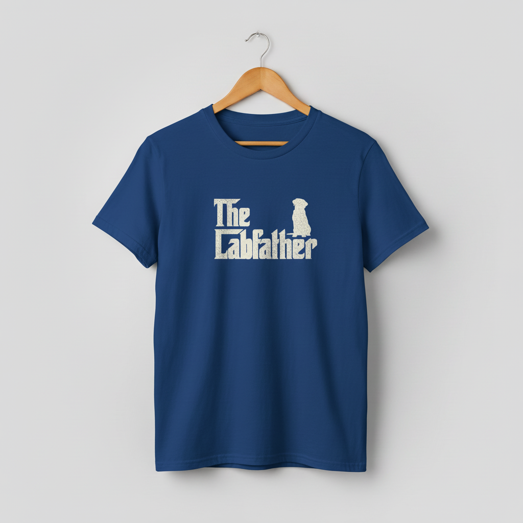 The Lab Father T-Shirt Funny Labrador Dad Gift