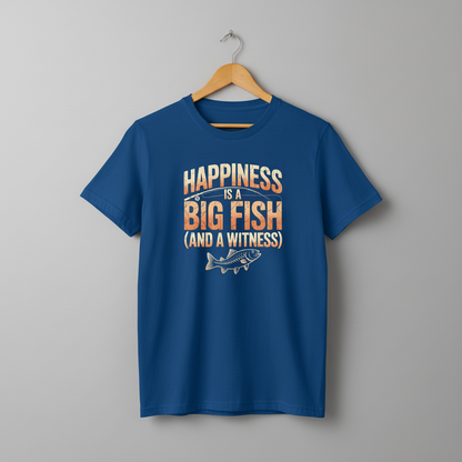Fishing Gift T-Shirt, Fishing Lover Tee, Fisherman Shirt, Outdoor Adventure Top, Happy Fisherman Present