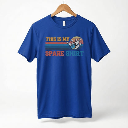 This Is My Spare Shirt Bowler Tee | Bowling Retro Logo