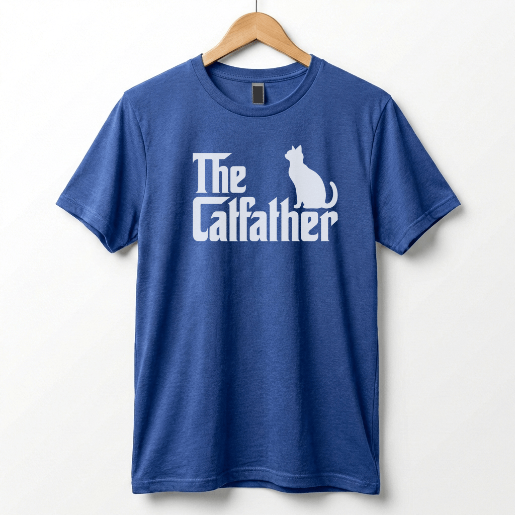 The Catfather T-Shirt | Cat Silhouette Graphic Tee