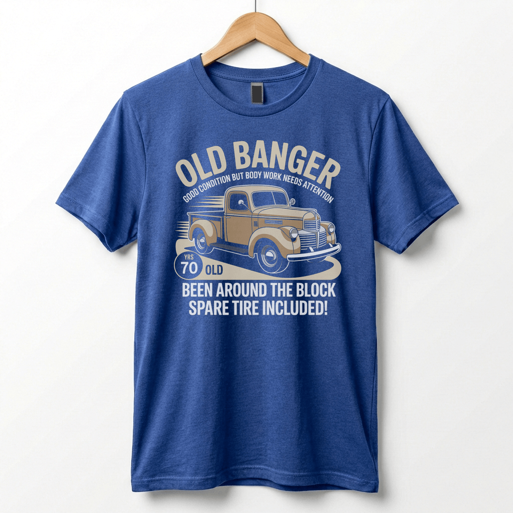 Old Banger Vintage Truck tee | 70 Been Around the Block T-Shirt