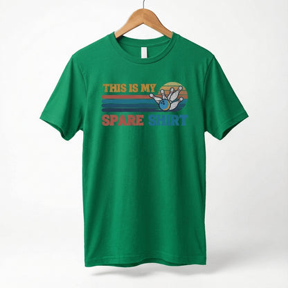 This Is My Spare Shirt Bowler Tee | Bowling Retro Logo