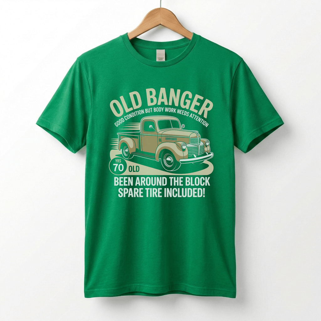 Old Banger Vintage Truck tee | 70 Been Around the Block T-Shirt