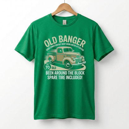 Old Banger Vintage Truck tee | 70 Been Around the Block T-Shirt