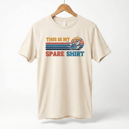 This Is My Spare Shirt Bowler Tee | Bowling Retro Logo