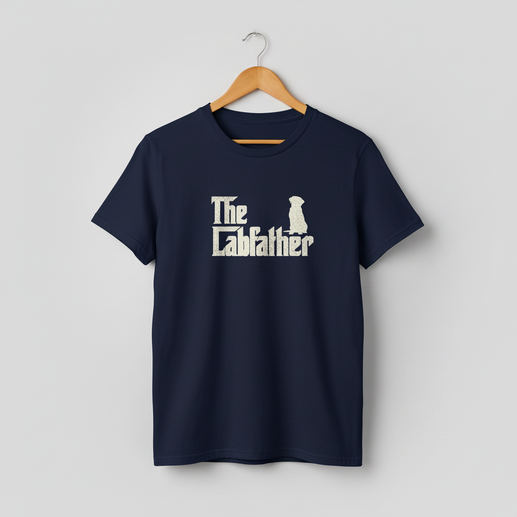 The Lab Father T-Shirt Funny Labrador Dad Gift