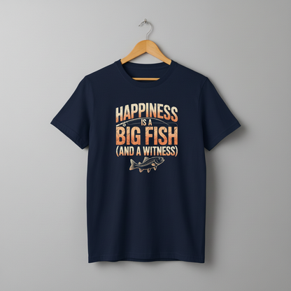 Fishing Gift T-Shirt, Fishing Lover Tee, Fisherman Shirt, Outdoor Adventure Top, Happy Fisherman Present
