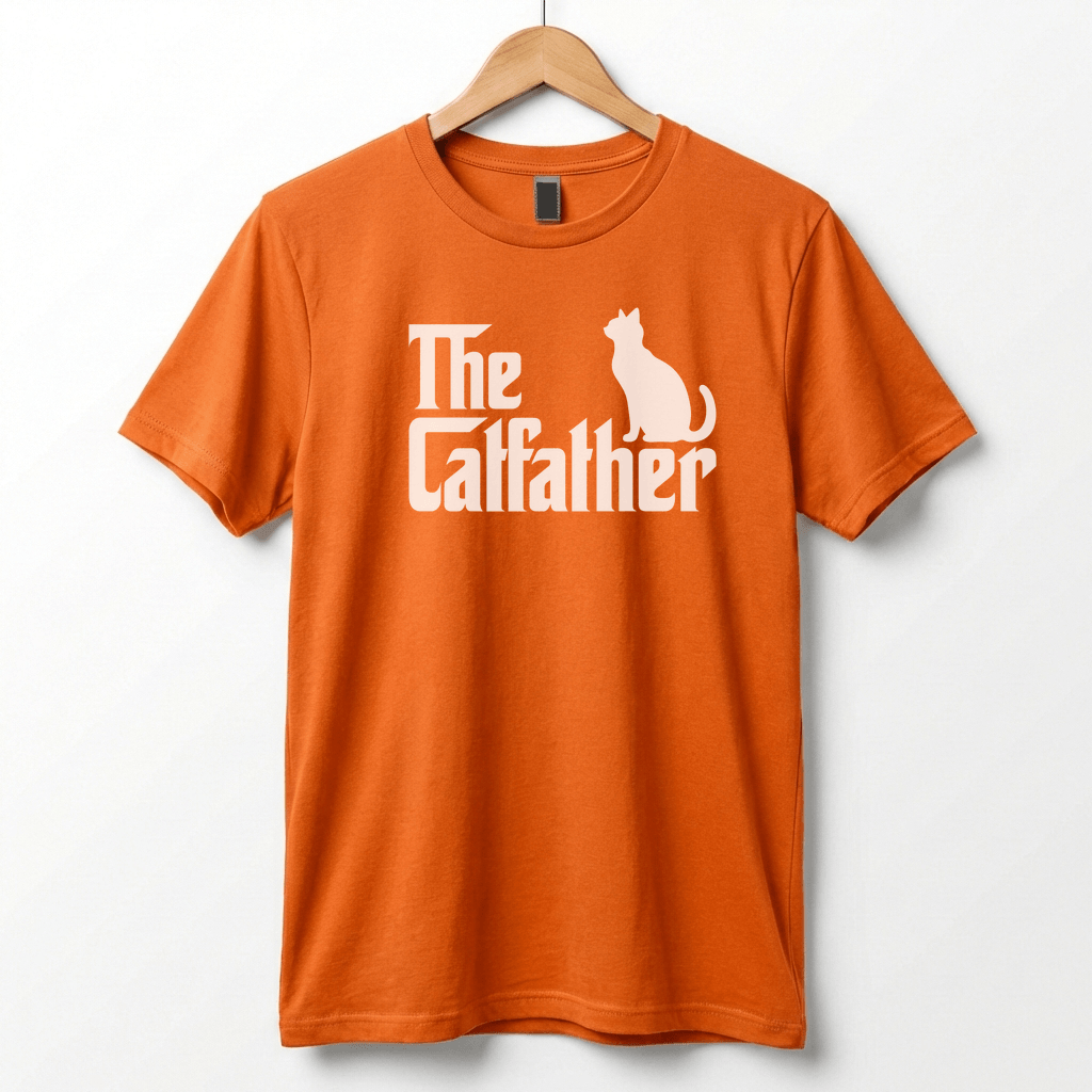 The Catfather T-Shirt | Cat Silhouette Graphic Tee