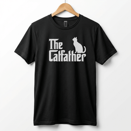 The Catfather T-Shirt | Cat Silhouette Graphic Tee