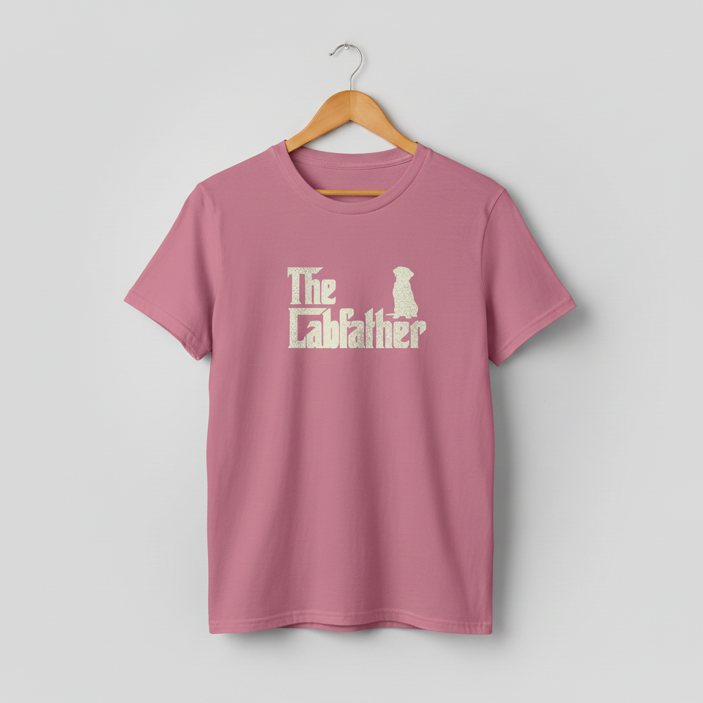 The Lab Father T-Shirt Funny Labrador Dad Gift