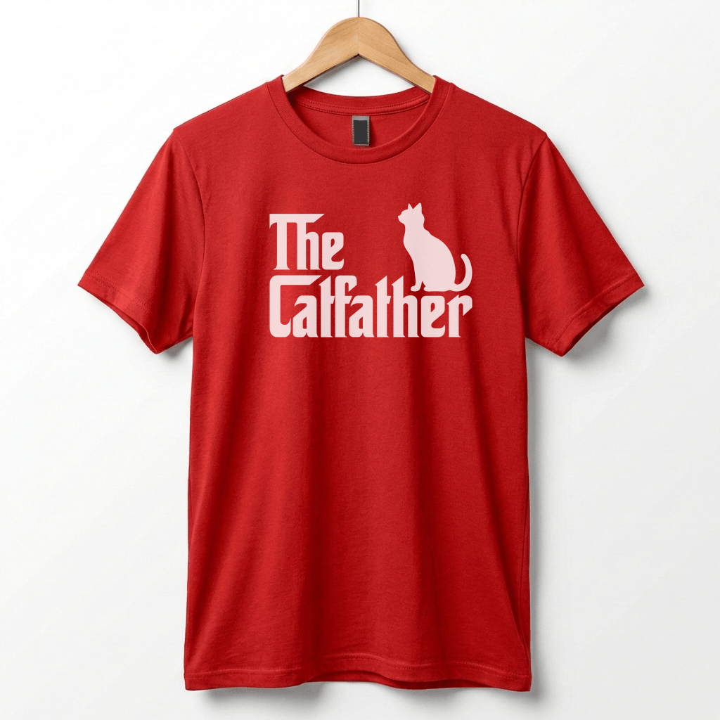 The Catfather T-Shirt | Cat Silhouette Graphic Tee