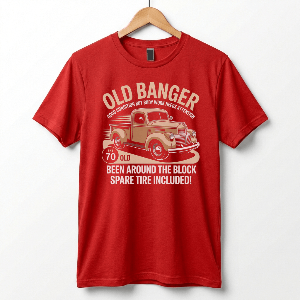 Old Banger Vintage Truck tee | 70 Been Around the Block T-Shirt