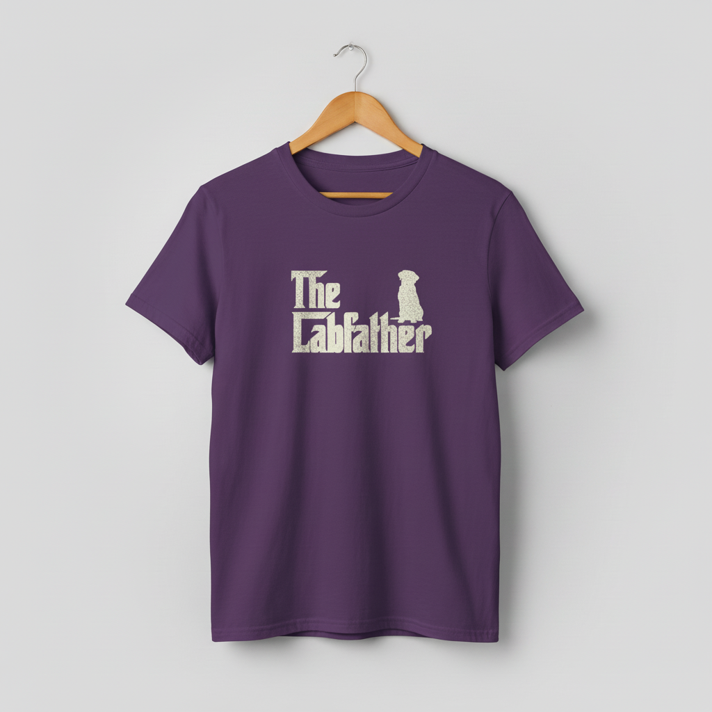 The Lab Father T-Shirt Funny Labrador Dad Gift