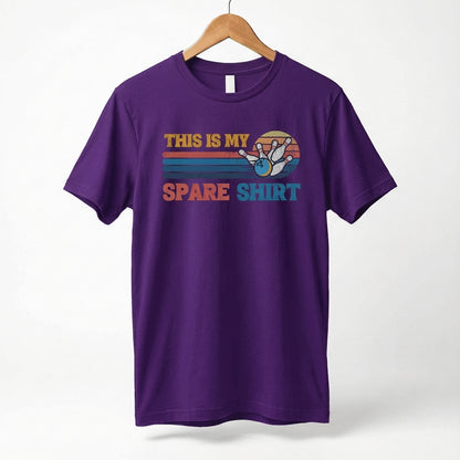 This Is My Spare Shirt Bowler Tee | Bowling Retro Logo