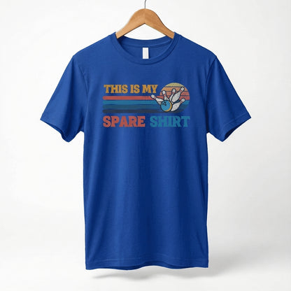 This Is My Spare Shirt Bowler Tee | Bowling Retro Logo