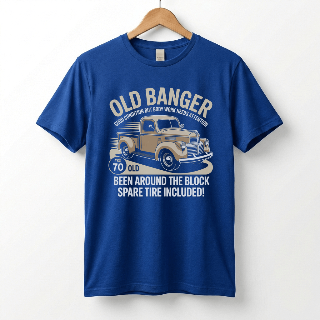 Old Banger Vintage Truck tee | 70 Been Around the Block T-Shirt