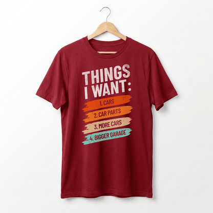 Retro Car Enthusiast Graphic Tee | Auto Mechanic Engine Design
