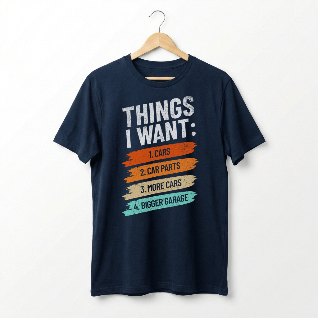 Retro Car Enthusiast Graphic Tee | Auto Mechanic Engine Design