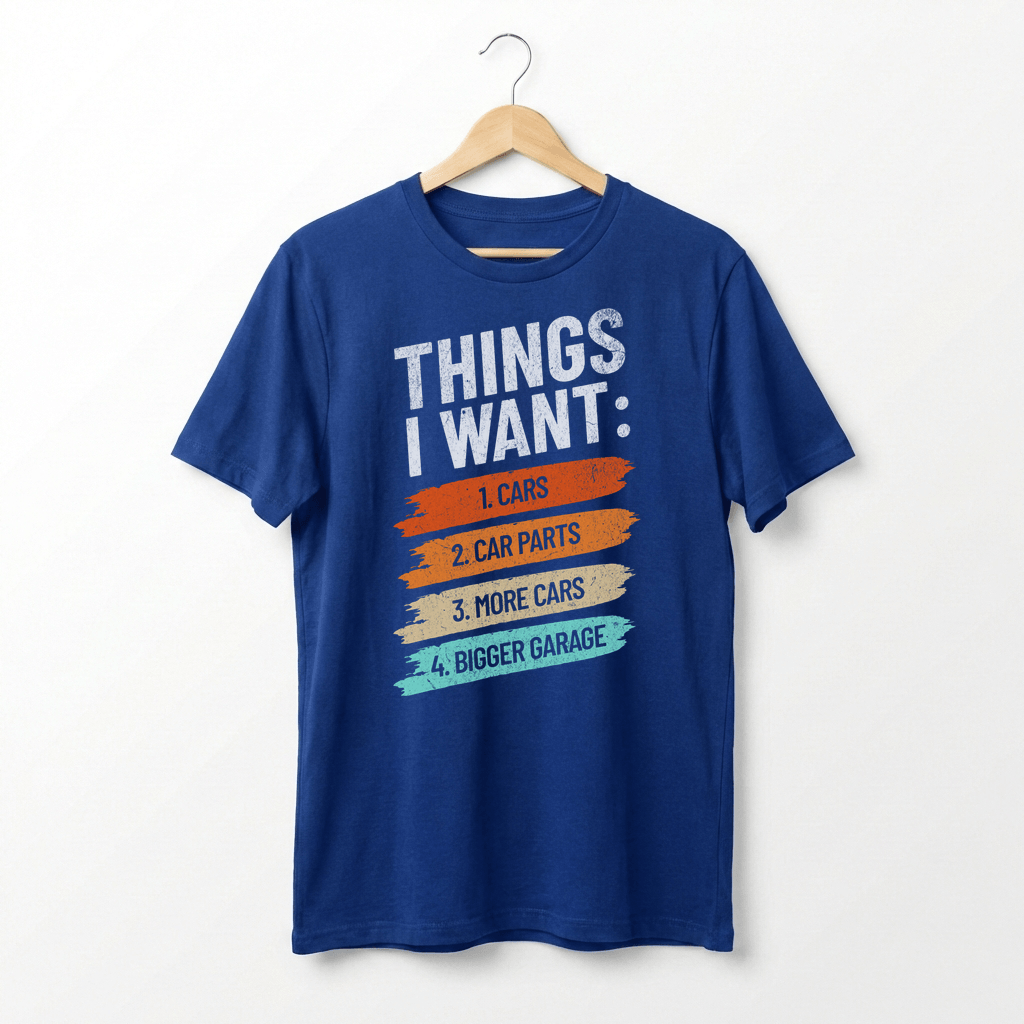 Retro Car Enthusiast Graphic Tee | Auto Mechanic Engine Design
