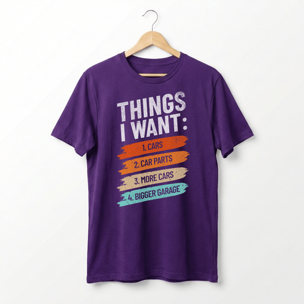 Retro Car Enthusiast Graphic Tee | Auto Mechanic Engine Design