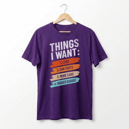 Retro Car Enthusiast Graphic Tee | Auto Mechanic Engine Design